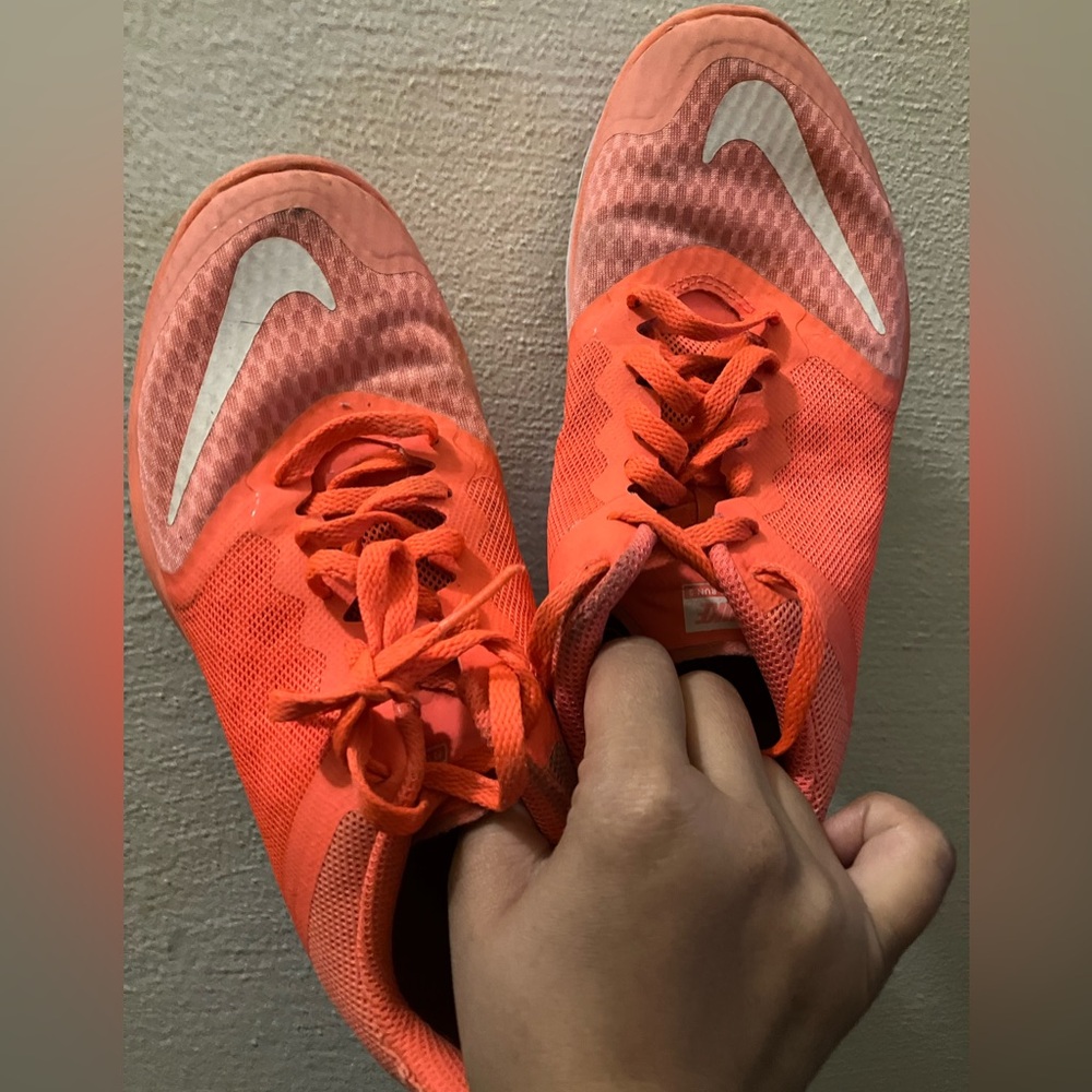 Nike Orange Running Shoes - size 6